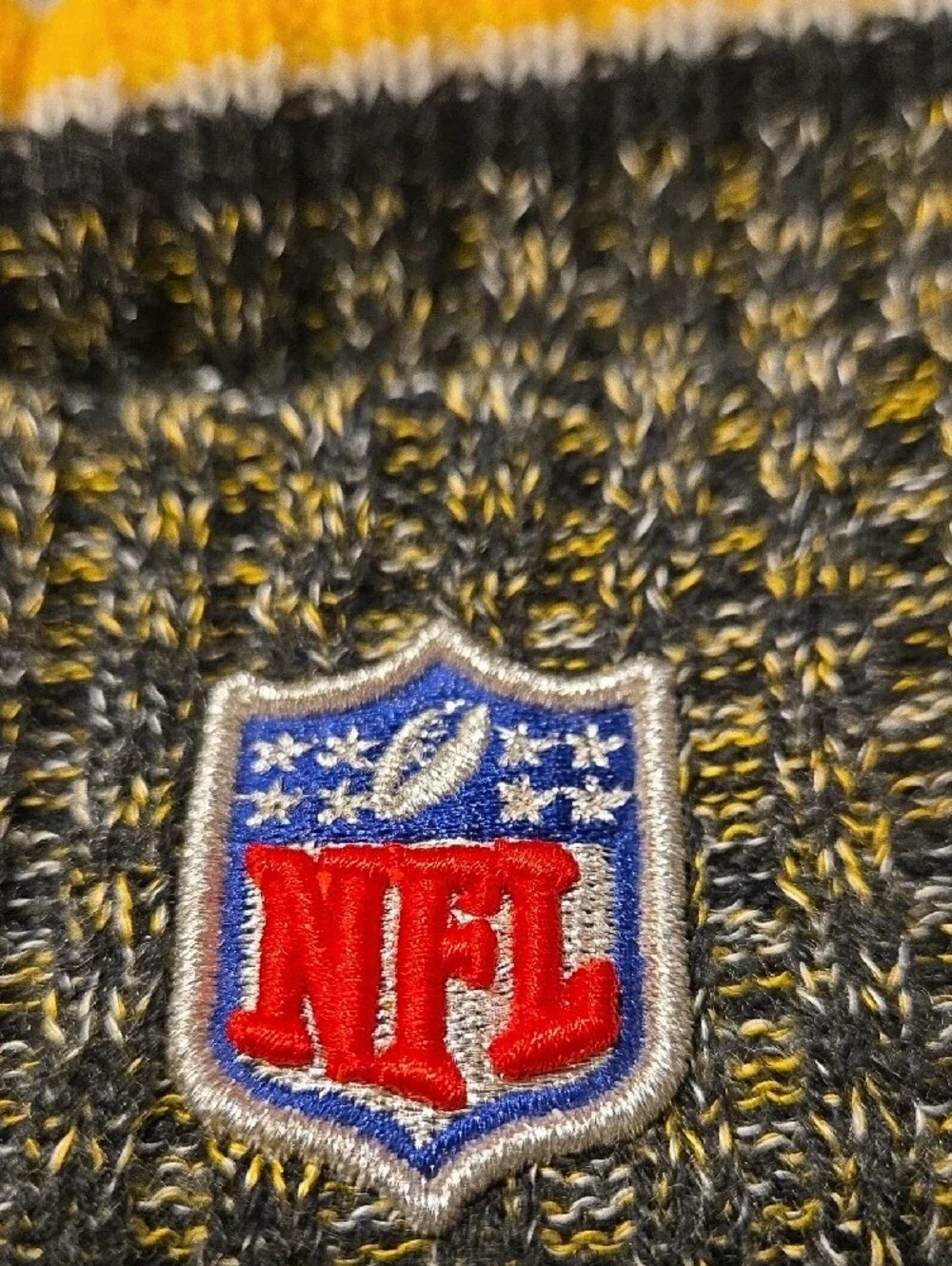Authentic New Era Pittsburgh Steelers Sport Knit Beanie Cold Weather Hat